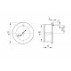 Sensor de seguridad magnético BPS 303 SS (Actuador imán)