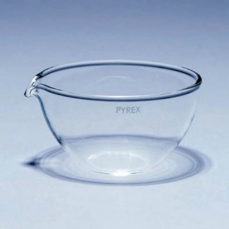 Cápsula de evaporación fondo plano vidrio borosilicato PYREX Ø60 45ml