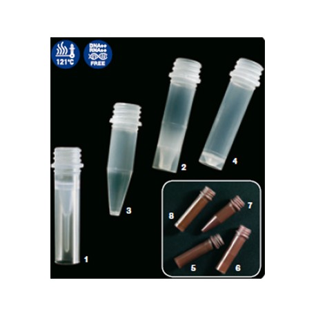 Microtubo Opaco 2ml con Faldon
