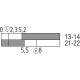 Interruptor de seguridad con actuador separado IP67 -30º+80ºC 1NA/1NC 30N AZ 16 ZVRK-M20