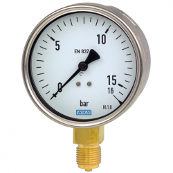 Manómetro 212.20.100 Ø100mm 630Bar 1/2" Salida Vertical