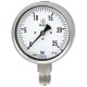 Vacuómetro 233.50.100 Ø100mm -1+26 Bar G1/2" Salida Horizontal INOX Cl.1