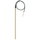 Termorresistencia TR40 PT100 1x3h L-50mm W-1m Ø4x30mm