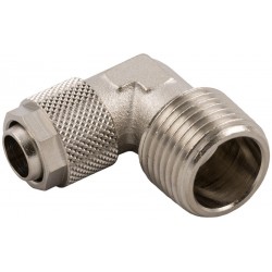 Racord Codo Macho Cónico 1/4" Tubo 6x8 RCM8-1/4 Ref. 1100 8/6 1/4