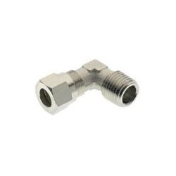 Racord Codo Macho Cónico Bicono Ø12 UCM12-3/8 Ref. 9280 12 3/8