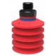 Ventosa BL40-2 Silicona G1-4 macho con filtro de red S.BL40-2S50.G14M.01