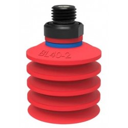 Ventosa BL40-2 Silicona G1-4 macho con filtro de red S.BL40-2S50.G14M.01