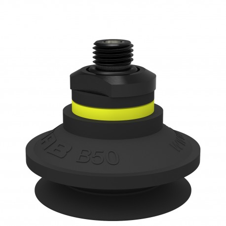 VENTOSA B50 Nitrilo PVC G1/4" macho con filtro de malla B50.30.05AB