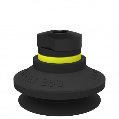 VENTOSA B50 Nitrilo-PVC 1/8" NPSF hembra con filtro de red S.B50NP50.NS18F.01