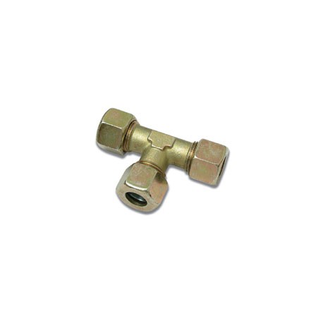 Racord anillo cortante Te IGUAL y Reducción doble arista M14x1,5