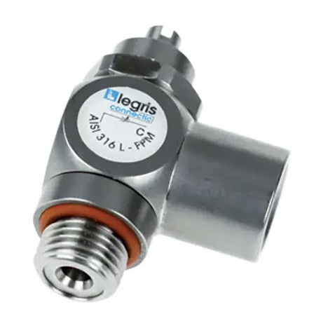 Regulador bi-direccional, rosca macho y hembra BSPP y métrica 3/8
