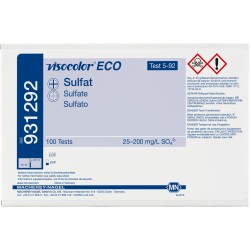 931292RM 1Kit SULFATO. RECAMBIO EQUIPO REACTIVOS. RANGO:20-200mg/L SO4 2-. VISOCOLOR ECO KIT ENSAYO