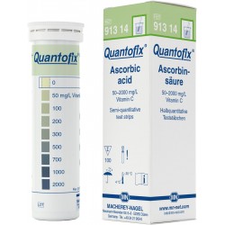 91314RM 100 tiras/pack ASCORBICO,AC.,QUANTOFIX TIRA P/ DETERM.SEMI-CUANTIT.RANGO:0-2000mg/L.TIRAS 6X