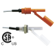 Interruptor de nivel magnético G1/2" PVDF Pmáx 10Bar Cable PVDF 1m IP68 Ref. NKP-15011
