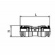Racord rápido roscado Recto Intermedio Ø5 Ref. Aignep 55040 5