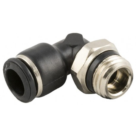 Racord Codo Giratorio Cónico Macho Ø14mm 1/2" Ref. Aignep 55111 14 1/2