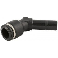 RACOR A 45° CON ESPIGA LISA CORTA