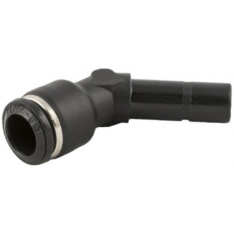 RACOR A 45° CON ESPIGA LISA CORTA