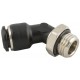 RACOR A 45° ORIENTABLE MACHO CILINDRICO CON T