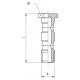 TORNILLO DOBLE 1/4