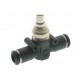 Válvula Reguladora en Línea Flujo de polímero unidireccional Tubo-Tubo Ø8mm Ref. Aignep 55940 8