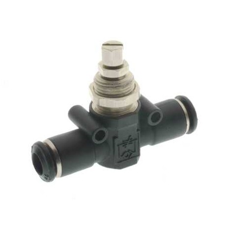 Válvula Reguladora en Línea Flujo de polímero unidireccional Tubo-Tubo Ø8mm Ref. Aignep 55940 8