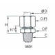 Racord de entrada Recto Rosca Macho NPT Ø6mm 1/4 Ref. LEGRIS 1050614