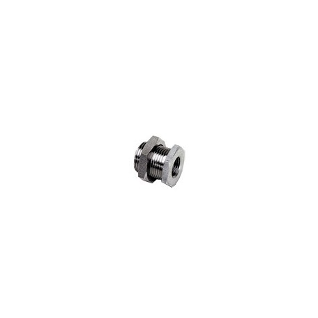 Racord Adaptador Pasatabiques Acero Inox Rosca NPT G1/4"