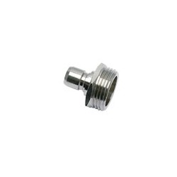 Racord Acoplador Rosca Latón Niquelado Macho BSP Cilíndrica G3/4"