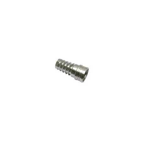 Espiga Acanalada Latón Niquelado para Tubo  DN 12mm Ø Ext. 19-20,5 mm