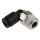 Racord Codo orientable Cónico Rosca Macho Ø10 R3/8 10mm x 3/8" BSPT Ref. LEGRIS 3109 10 17