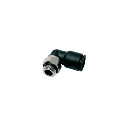 Racord Codo orientable Macho cilíndrico 4mm x 1/4" BSPP Ref. LEGRIS 3199 04 13