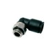 Racord Codo orientable Macho cilíndrico 6mm x 1/4" BSPP Ref. LEGRIS 3199 06 13