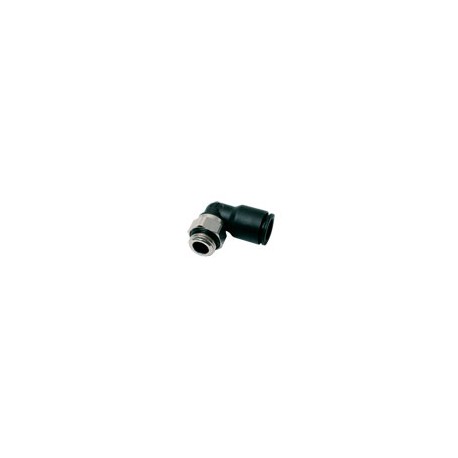 Racord Codo orientable Macho cilíndrico 6mm x 1/4" BSPP Ref. LEGRIS 3199 06 13