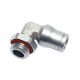 Racord Giratorio Codo Cilíndrico Macho BSP Orientable Latón niquelado Ø6mm 1/4 Ref Legris 3699 06 13
