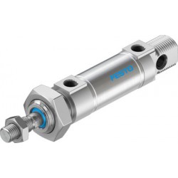 Cilindro Normalizado DN25 Carrera: 10 Amortiguación elástica Ref. DSNU-25-10-P-A