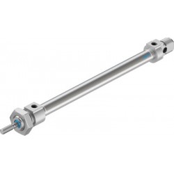 Cilindro Normalizado DN8 Carrera: 100 Amortiguación elástica Ref. DSNU-8-100-P-A