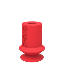 Ventosa B10-2S50.XXX.00 Silicona Roja