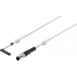 Sensor de proximidad magnético sin contacto para ranura 10 Ref. SMT-10M-PS-24V-E-0,3-Q-M8D