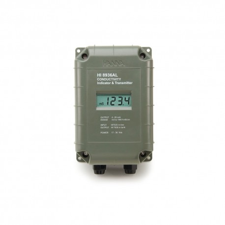 Transmisor CE 0,0 a 199,9 mS/cm, salida 4-20/0-20 mA