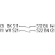 Sensor de seguridad magnético BNS 36-02Z-R 10.0M