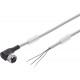 Cable de conexión p/sensor de proximidad, transm.,presost. y sensores Ref. NEBU-M12W5-K-5-LE3