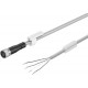 Cable de conexión p/sensor de proximidad, transm.,presost. y sensores Ref. NEBU-M8G4-K-2.5-LE4