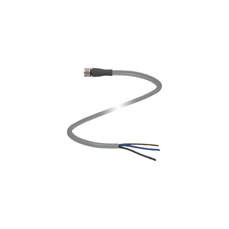 Conector hembra V3-GM-5M-PUR Recto, con 5m cable