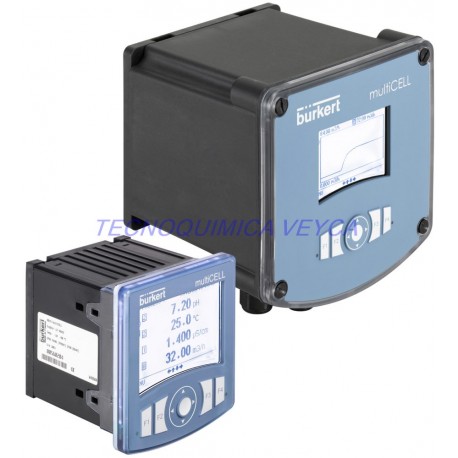 multiCELL Transmisor/controlador multicanal/multifuncion Tipo 8619 PH-PH PANEL 1/4