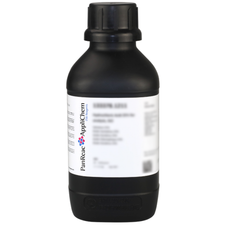 Ácido Clorhídrico 37% (Reag. USP) para análisis, ACS, ISO PA 1000ml (1 Litro)
