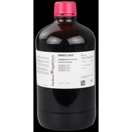 AQUAMETRIC Titrant 5 para análisis volumétrico según Karl Fischer 2500ml (2,5 Litros)