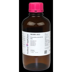 Etanol 96% v/v para UV, IR, HPLC 1000ml (1 Litro)