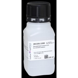 Fenolftaleína solución 0,2% para análisis volumétrico 100ml
