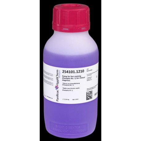 Fijador para tinción rápida (Panóptico N° 1) para diagnóstico clínico 500ml (0,5 litros)